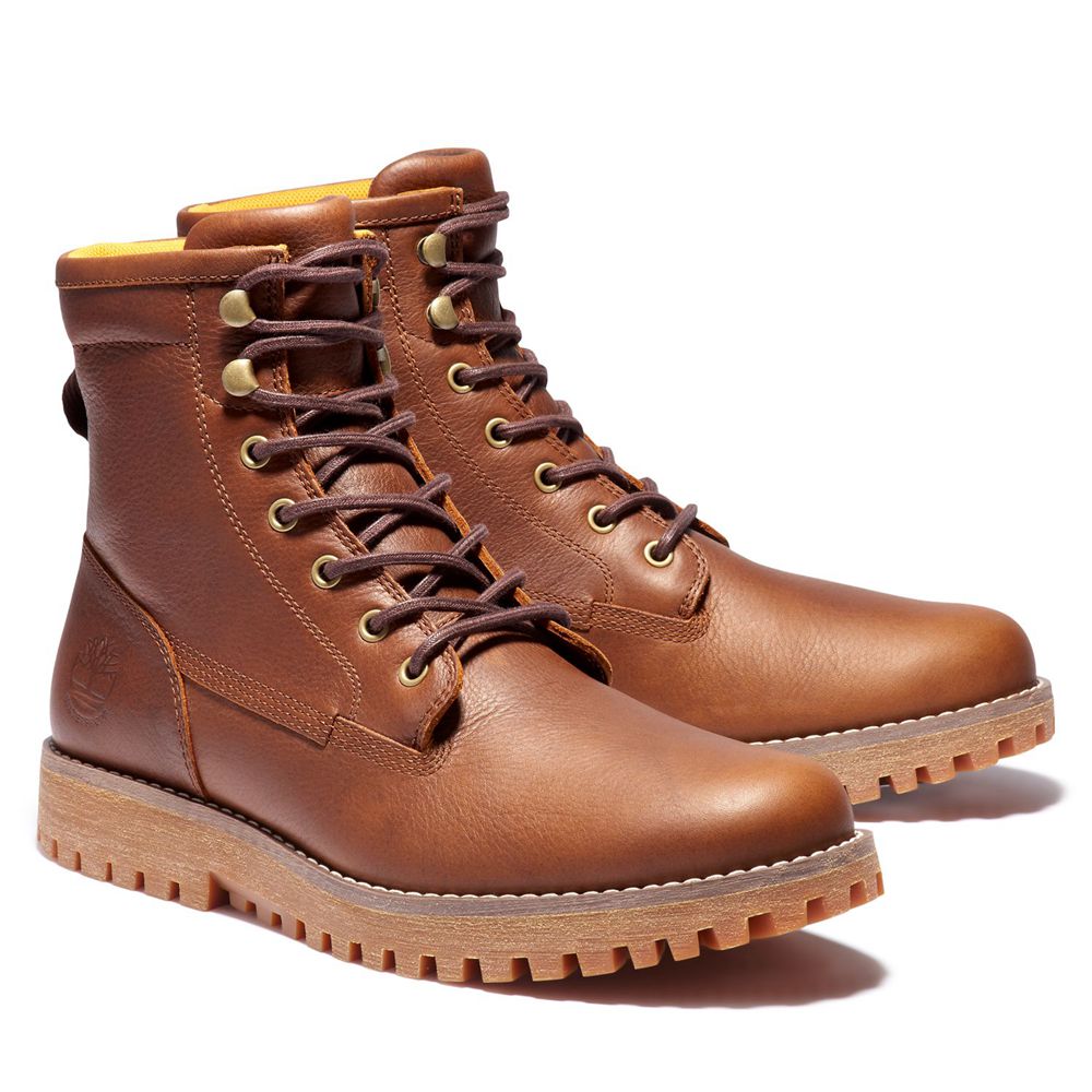 Botas de Nieve Timberland Hombre Jackson\'s Landing Waterproof Marrones - Chile ZRN-750893